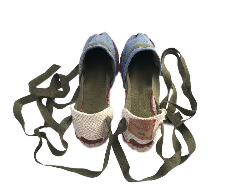 Le Fanghe – wholesale Sandaler - Dam – FRISCO - Handgjorda Vintage Levi's Dam Espadrillos6