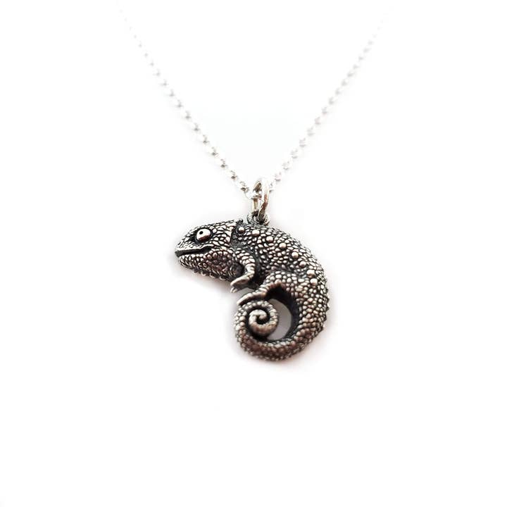 Chameleon Charm Necklace for wholesale by CY Design Studio