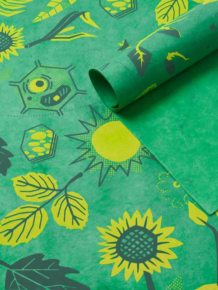 Carta da regalo botanica retrò (confezione da 6) per la vendita all'ingrosso da parte di Cognitive Surplus