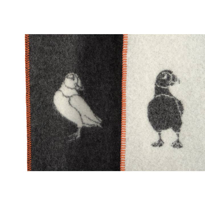 JJ Textile - Wholesale Throw Blanket - Puffin Wool Blanket
