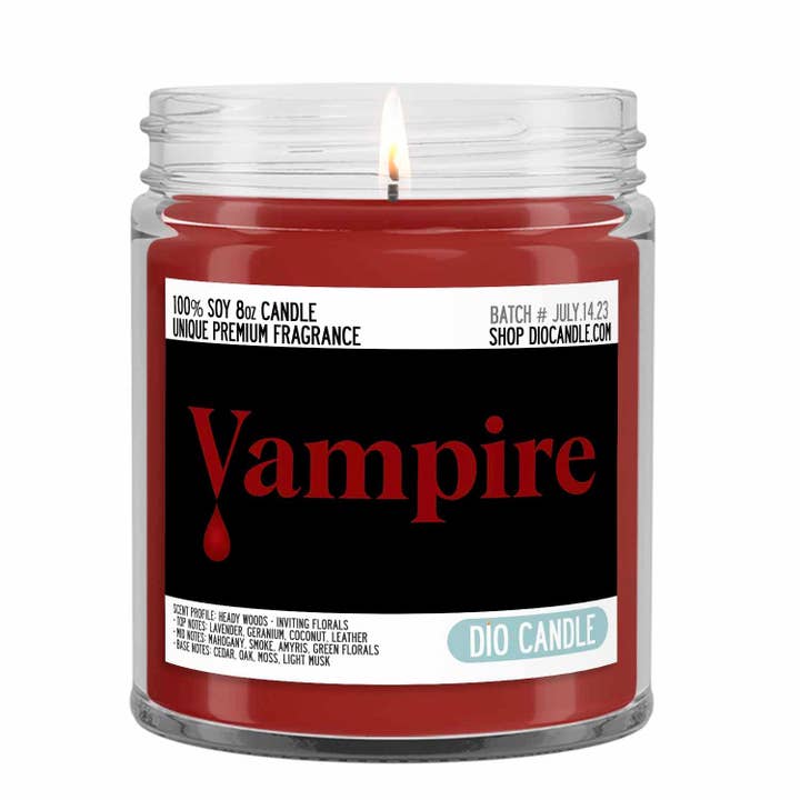 Vampire Candle for wholesale by Dio Candle Company