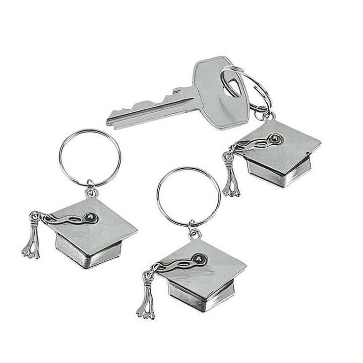 Graduation Cap nøgleringe for engroshandel hos SILVER MOON BAY