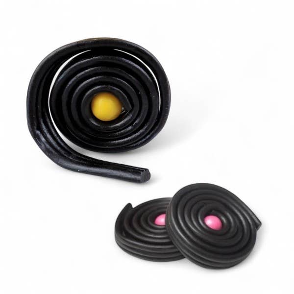 ADG Diffusion – Alcaçuz por atacado – ROLO DE ALCARAVIA COM PASTILHA ELÁSTICA - Expositor de 48 peças0