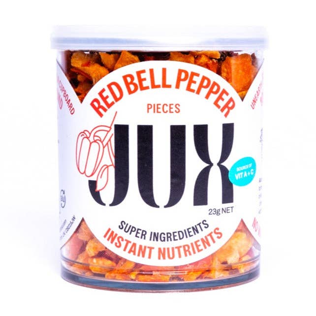 Red Bell Pepper (23g) 100% Freeze-dried Chopped Red Pepper for wholesale by JUX Food