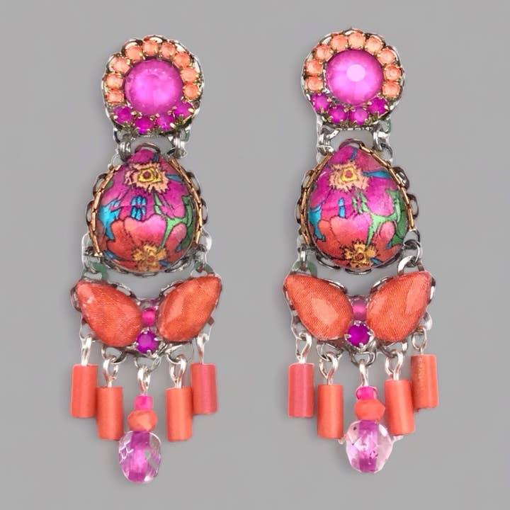 ROMANCE CRYSTAL EARRINGS for wholesale by melizijewelry