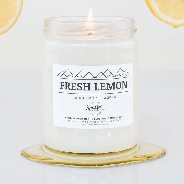 FRESH LEMON CANDLE for wholesale by Sparta Candle Co.