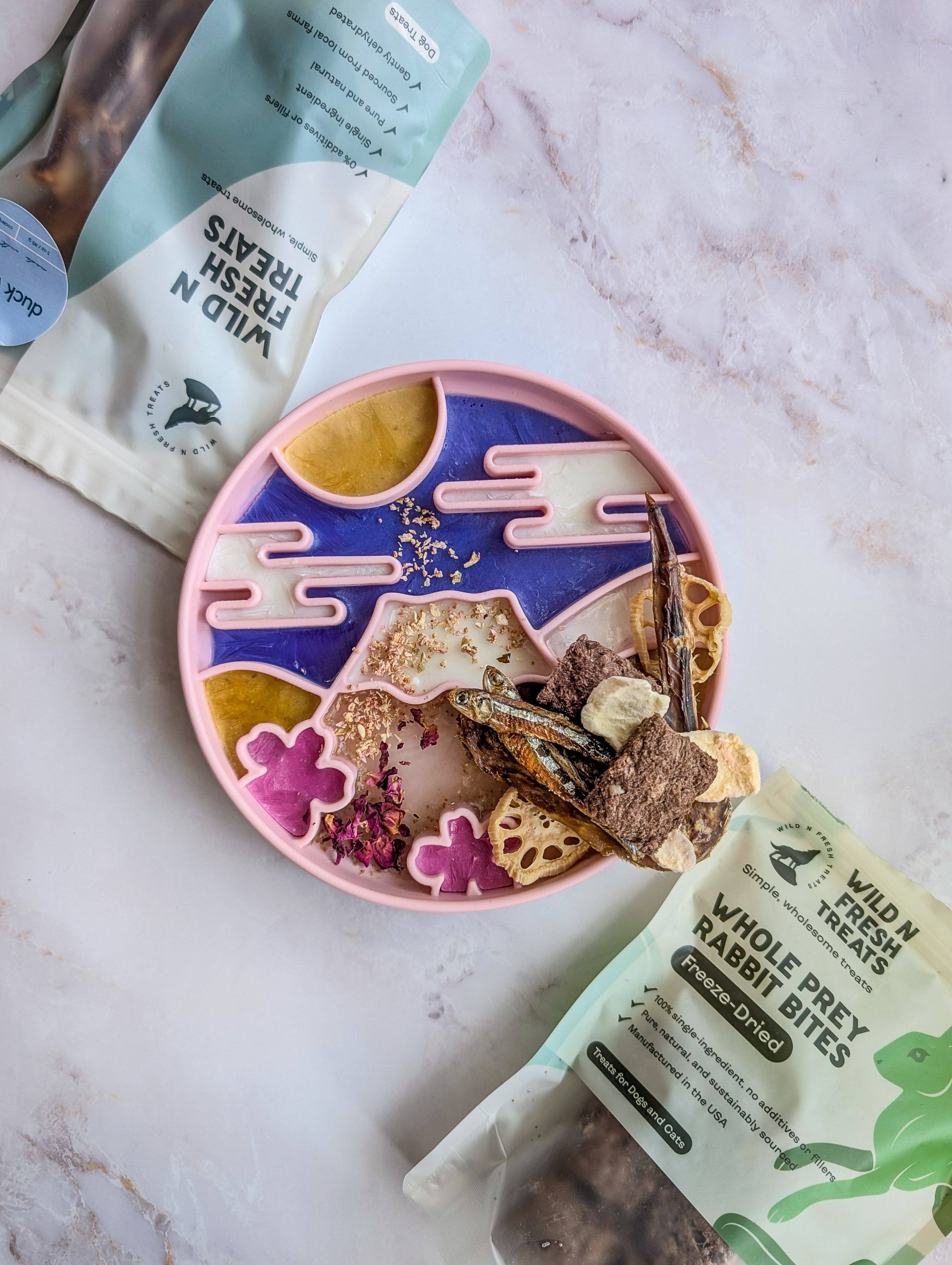 Wild n Fresh Treats - Wholesale Pet Food Mat - Dog - Yama Grub Mat - Blush4