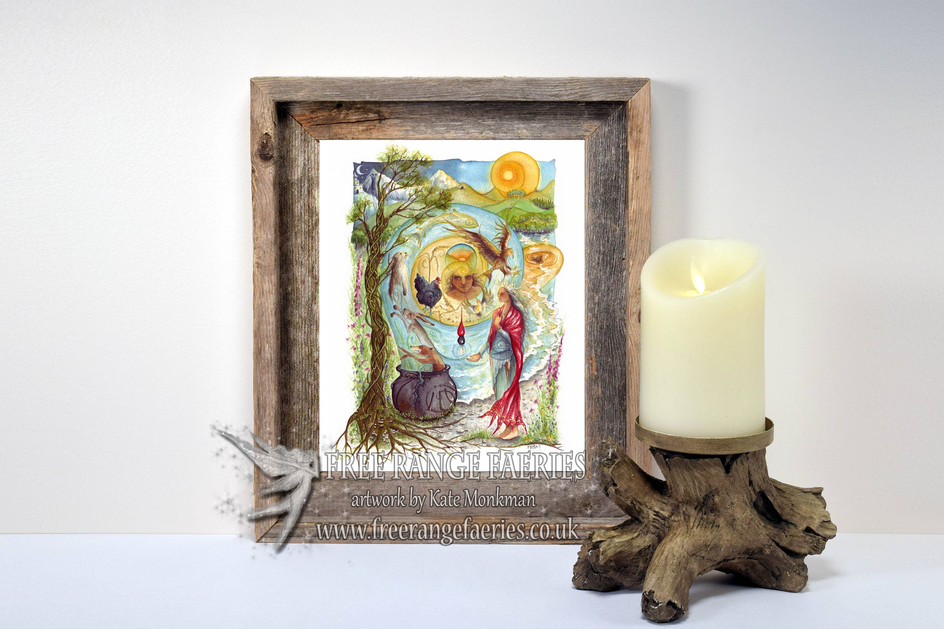 FreeRangeFaeries - Wholesale Art Print - Cerridwen's Spell A4 Signed Art Print1