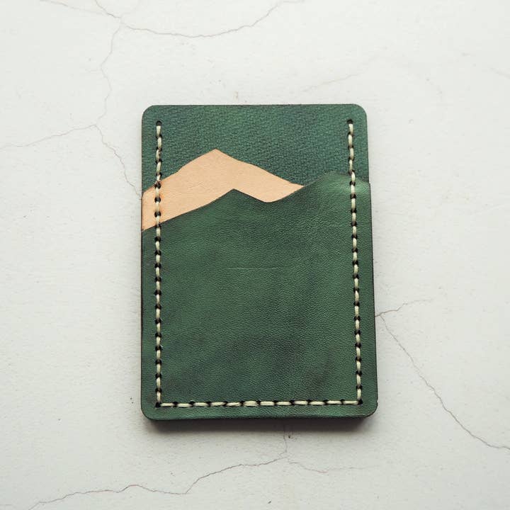 Hord - Wholesale Card Holder - Unisex - Mountain Card Holder - Teal and Natural2