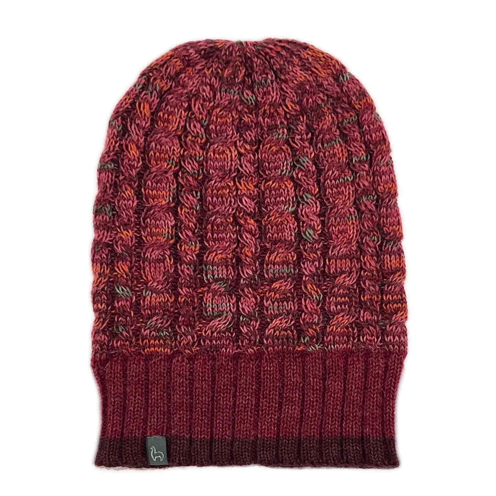 Shupaca Alpaca - Wholesale Beanie - Unisex - Alpaca Beanie - Braided - Scarlet2