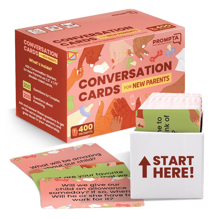 Conversation Cards for New Parents - Conversation Starters for wholesale by Upgraded Us