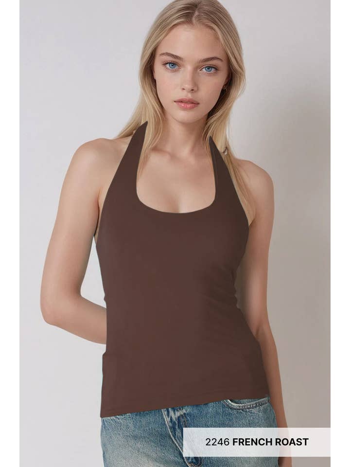 NIKIBIKI - Wholesale Knit Top - Women's - NS8392 - Clean Line Halter Top7