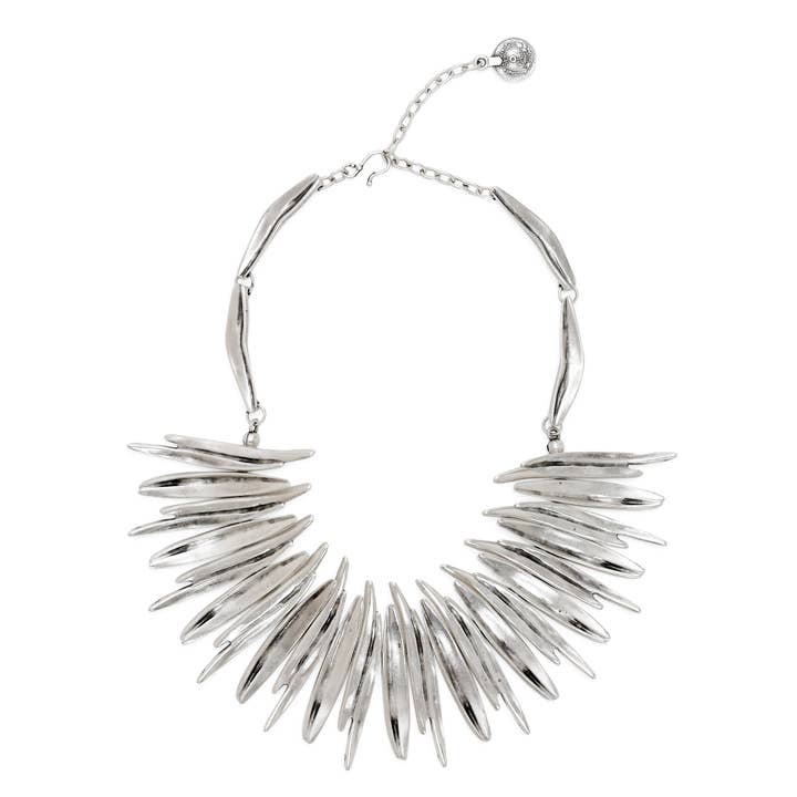 Handmade Fire Pewter Necklace - 1549 for wholesale by Chanour