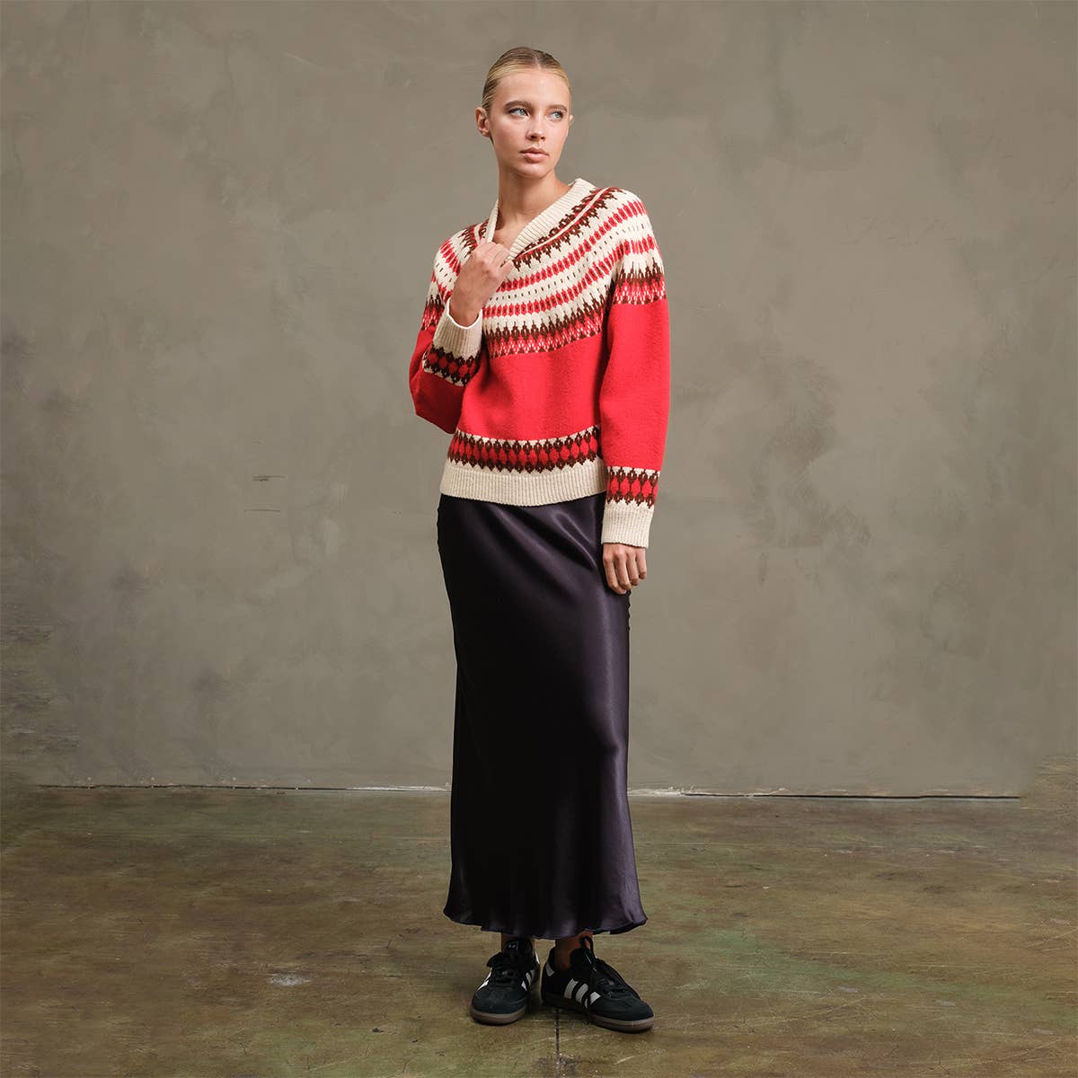 RAISONNEL - Wholesale Skirt - Women's - Satin Slip Skirt - RS10496