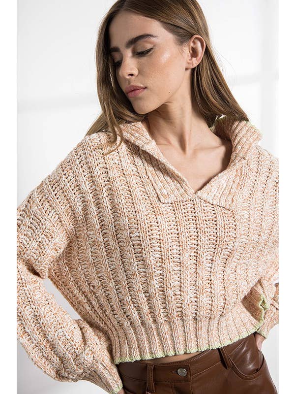 ILLA ILLA - Wholesale Knit Sweater - Women's - Slouchy Pullover Sweater3