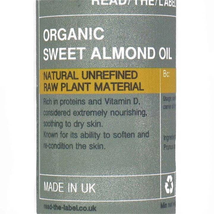 Read/the/label - Wholesale Bad/lichaamsolie - Biologische zoete amandelolie1