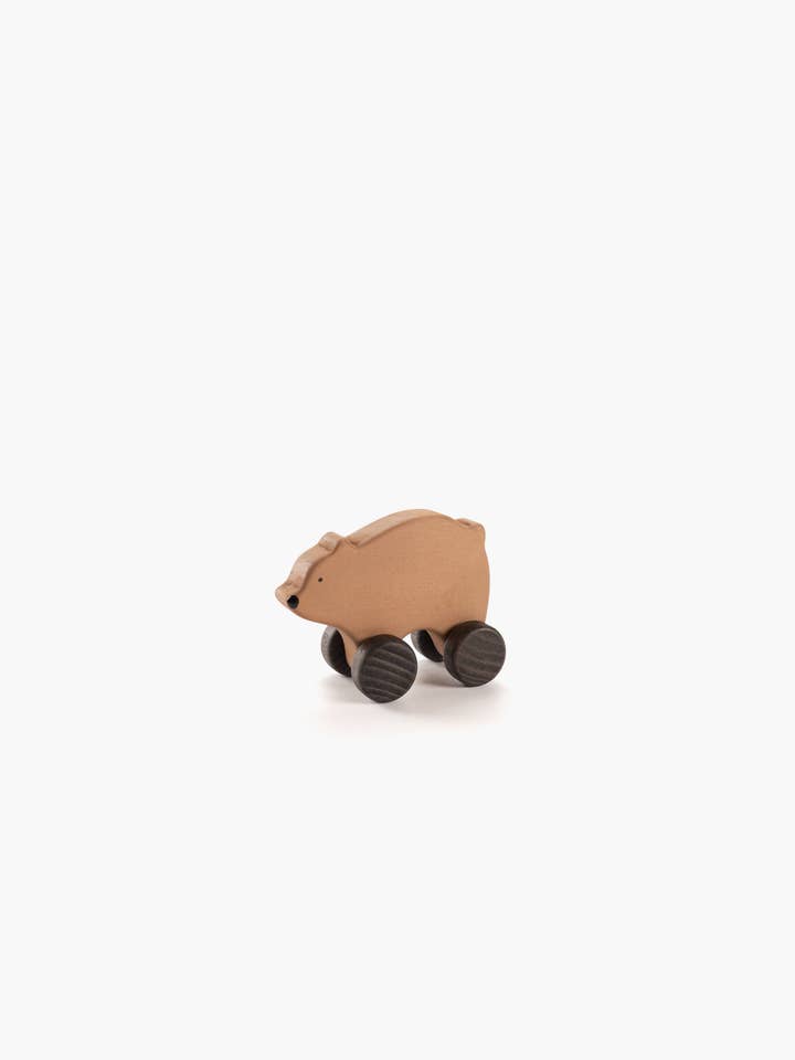 Wooden Toy Bear / Brown for wholesale by SABO concept