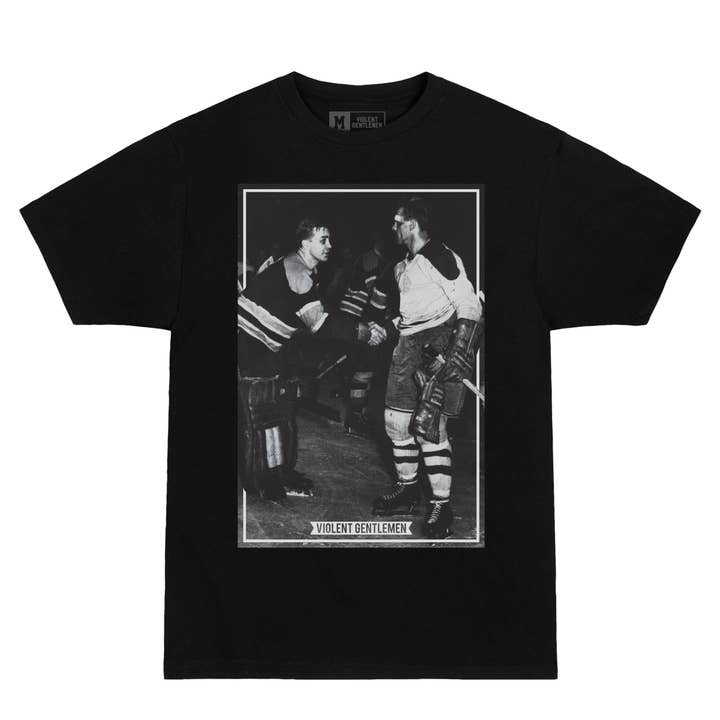 Black Handshake Premium Tee for wholesale on Faire