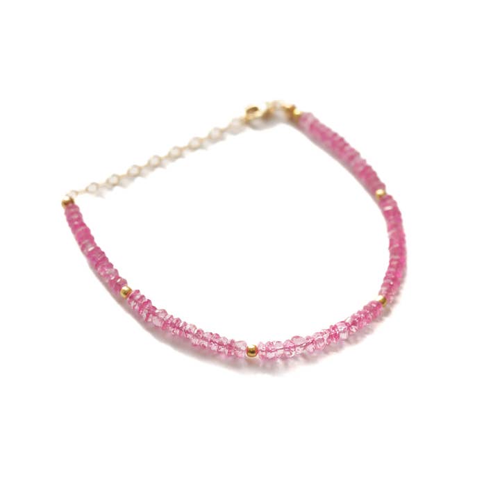 Julia Szendrei Jewelry – wholesale Pärlarmband – Rosa turmalin ädelsten armband