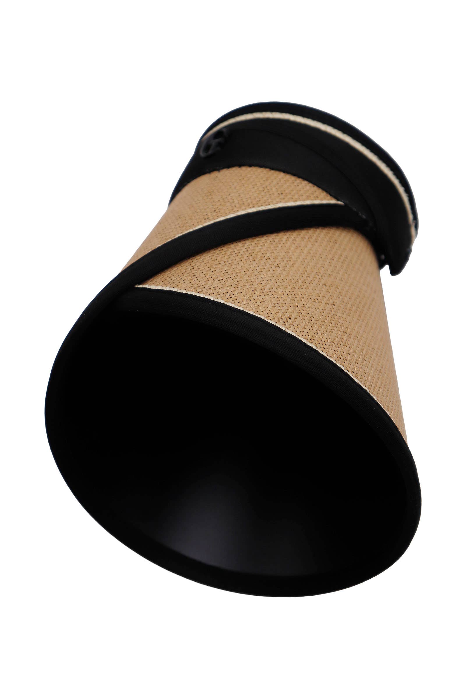 ASSORTED Pack And Go Paper Straw Roll-up Sun Visor for wholesale on Faire7