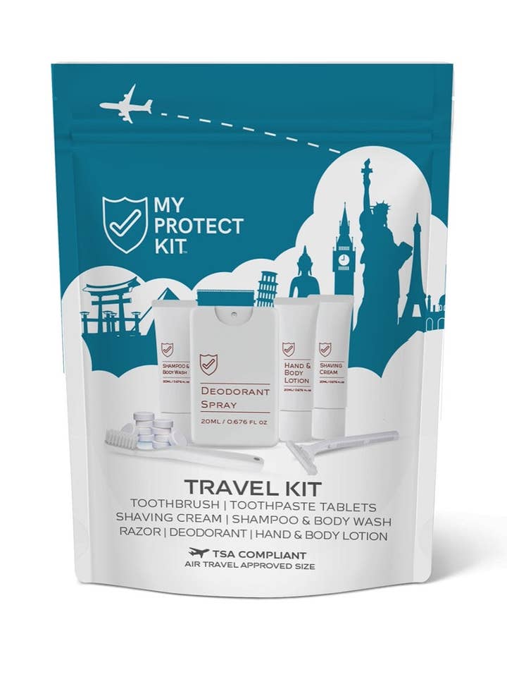 Trousse de voyage pour la vente par MY PROTECT KIT