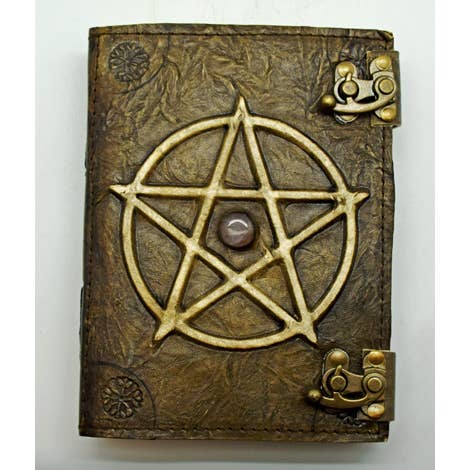 Fantasy Gifts - Wholesale Journal/Diary - Pentagram Leather Embossed Journal