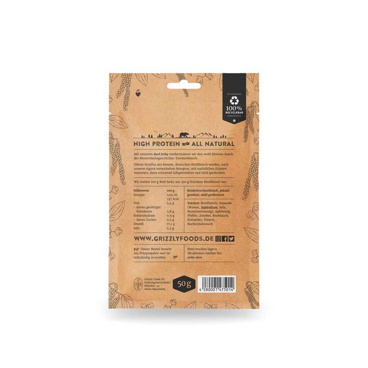 Grizzly Foods - Wholesale Jerky - Beef Jerky - Cracked Pepper1