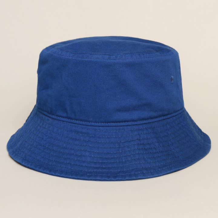 Fashion City - Wholesale Bucket hat – Unisex - Solid Color Cotton Bucket Fisherman Hats14