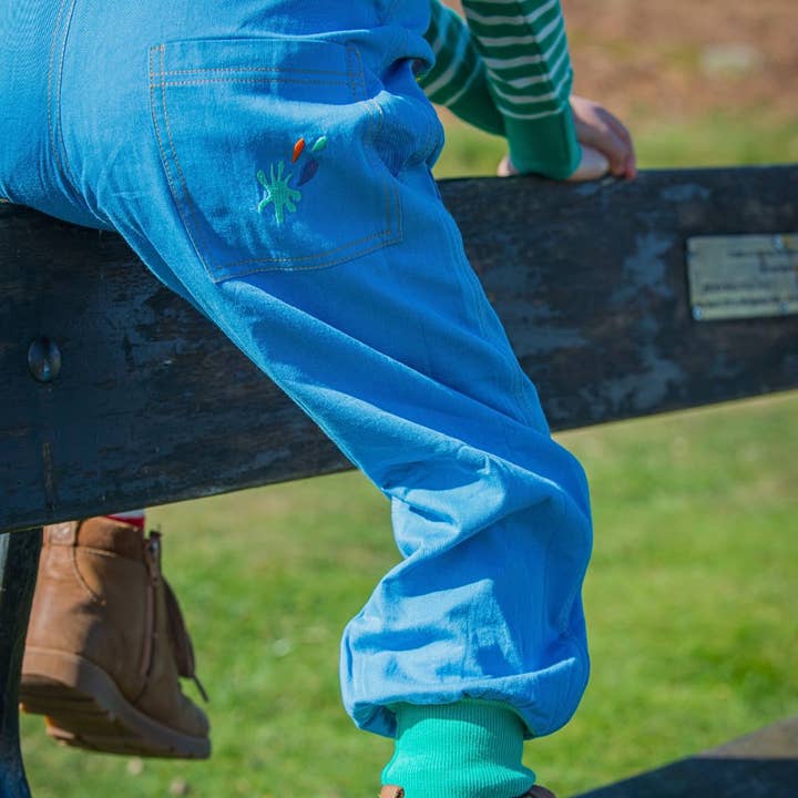 Ducky Zebra: Sustainable Kids' Clothes - Wholesale Overalls - Kids - 'More Moor!' Organic Cotton Kids Dungarees5