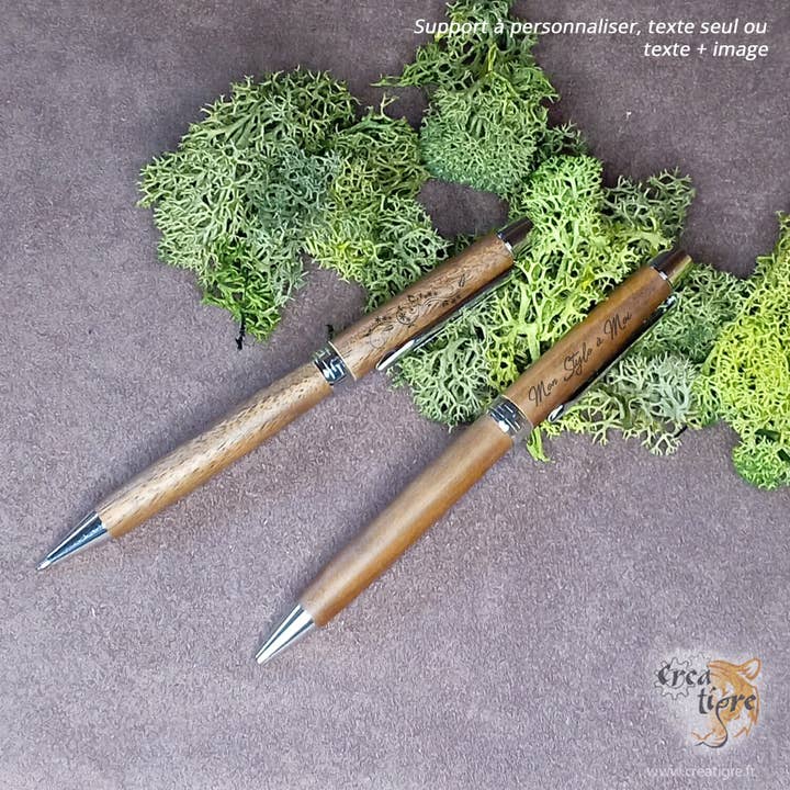 Stylo en bois de Noyer à Personnaliser pour la vente par Creatigre