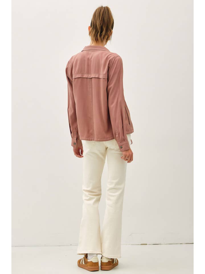 Be Cool - Wholesale Jacket - Women's - CLASSIC UTILITY ZIPPER SAFARI JACKET7