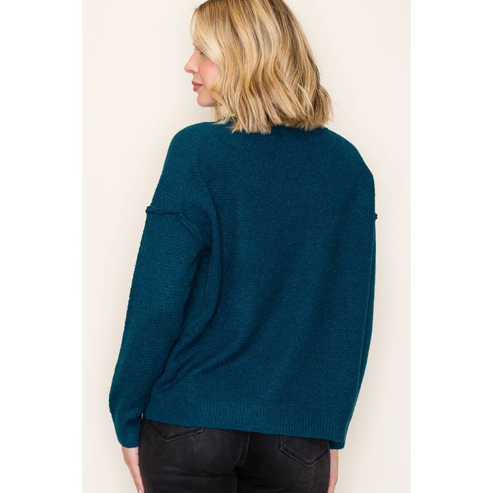 STACCATO – Großhandel Strickpullover – Damen – RUNDHALS-WAFFELPULLOVER-SWEATER20