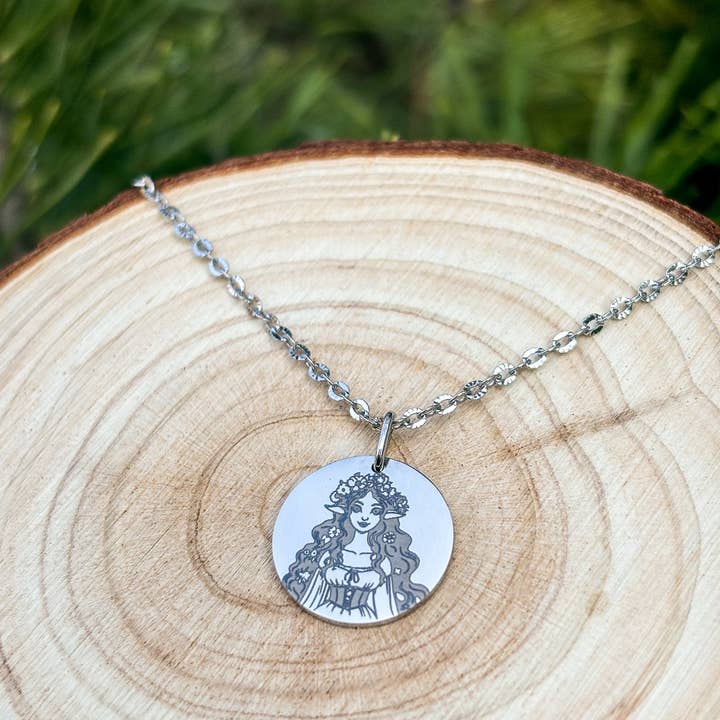 Arthousefern - Wholesale Pendant/Charm Necklace - Huldra necklace- Stainless Steel4