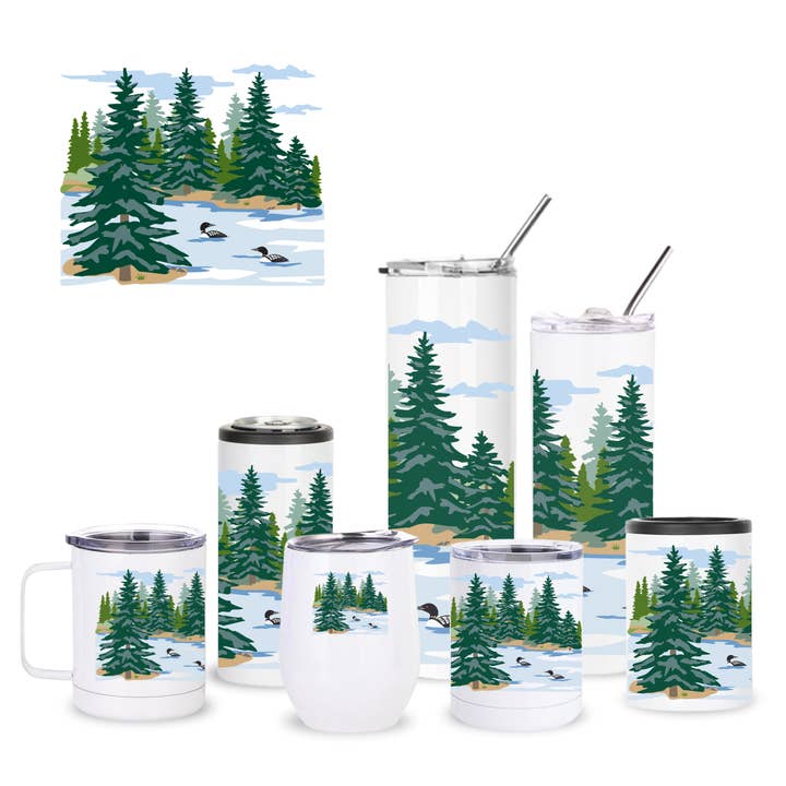 Loon Lake Insulated Drinkware for wholesale by Creative Compass