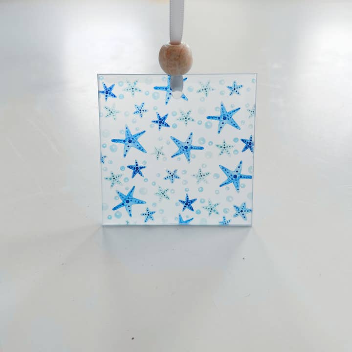 So Thoughtful Gifts - Wholesale Suncatcher - Window Charm - Watercolor Starfish | Suncatcher