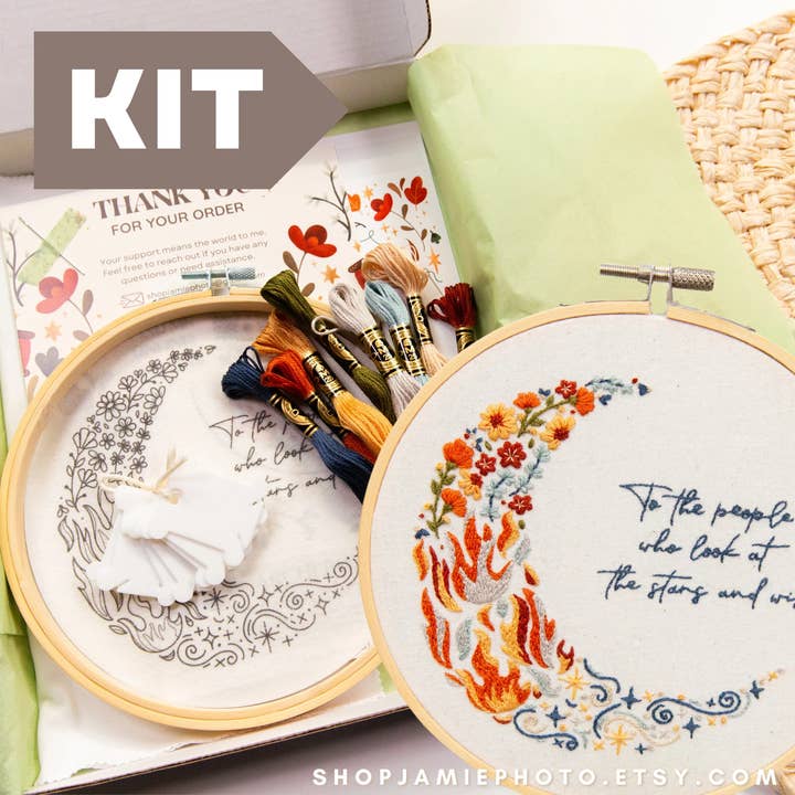 ACOTAR Embroidery Design KIT: Archeron Sisters Rhysand Quote for wholesale by Shop Jamie Photo