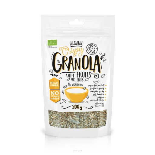 Bio Granola with Fruits 200 g for wholesale by Diet Food