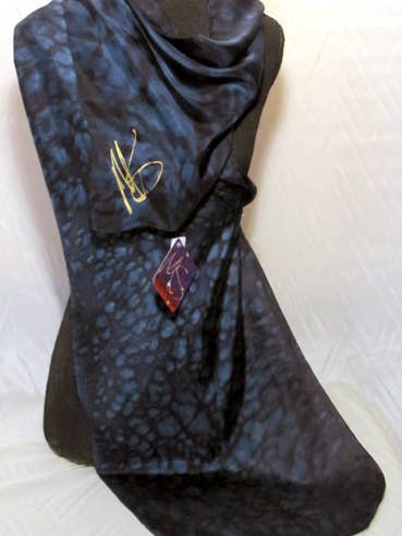 Tiger Blue for wholesale by Manna Silks