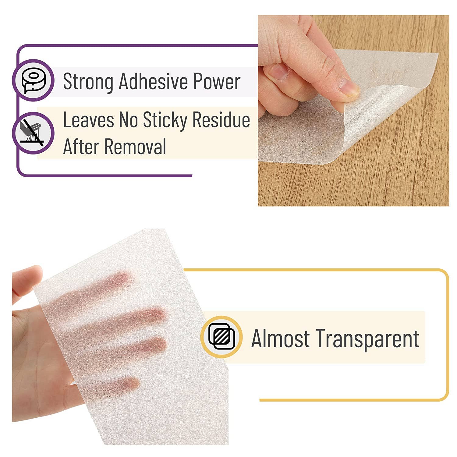 Bates Choice - Wholesale Tape - Anti Slip Tape Transparent, 4 Inch, 30 Feet2