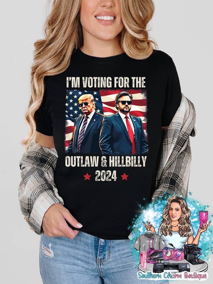 Voting Outlaw Hillbilly TeeĀ for wholesale by Southern Charm Boutique