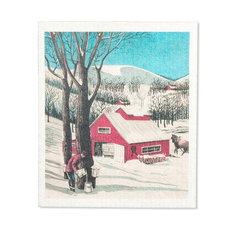 Abbott – Engroshandel Køkkenhåndklæde – Maple Sugar Shack Opvaskeklud0