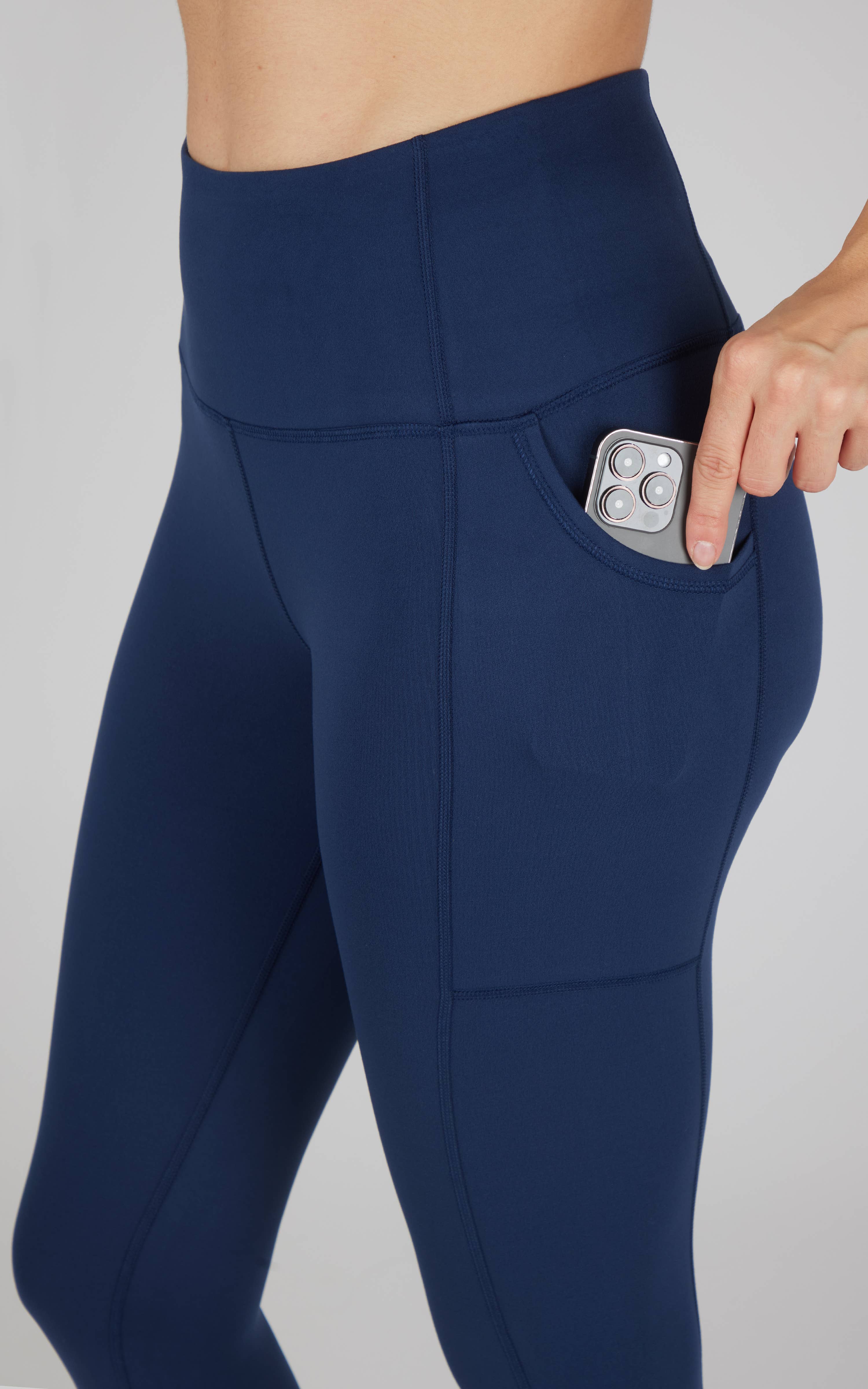 90 Degree by Reflex & Yogalicious - Wholesale Athletic/Lounge Leggings - Women's - Women's Lux Ankle Leggings with Utility Pockets7