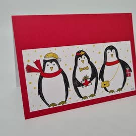 Folded greeting card (subject # 1495). A6 format for wholesale by CARD-ART