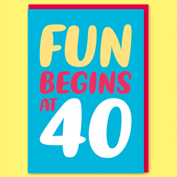 Sjov begynder ved 40 lykønskningskort for engroshandel hos Dean Morris Cards