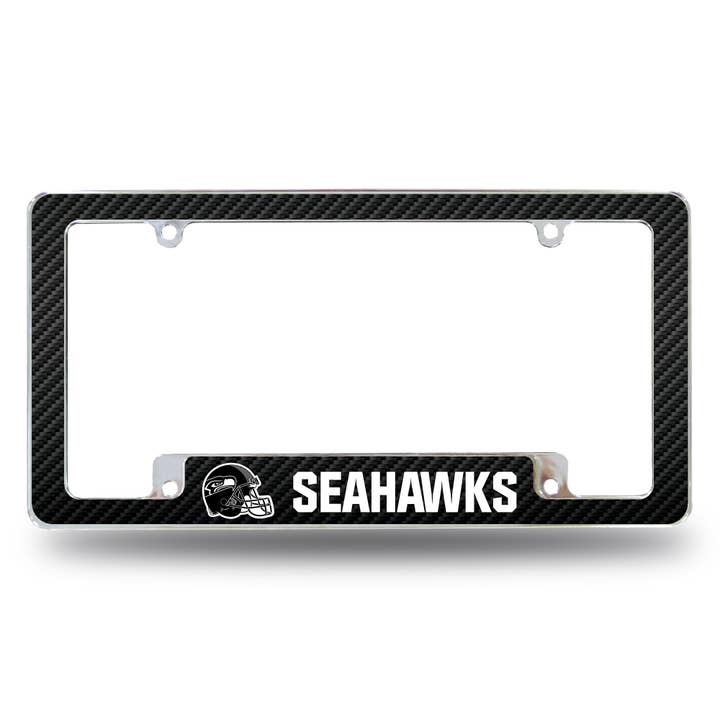 NFL Seattle Seahawks Helmet Logo All Over Chrome Frame for wholesale by Rico Industries