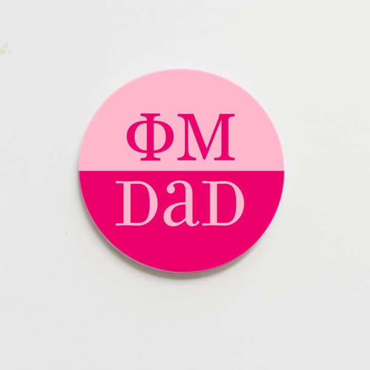 Good Vibez Collegiate - Wholesale Lapel Pin/Button - Phi Mu Parent Button - 2.25 inch1