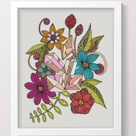 Gems and flowers - 2 for wholesale by Valentina Harper