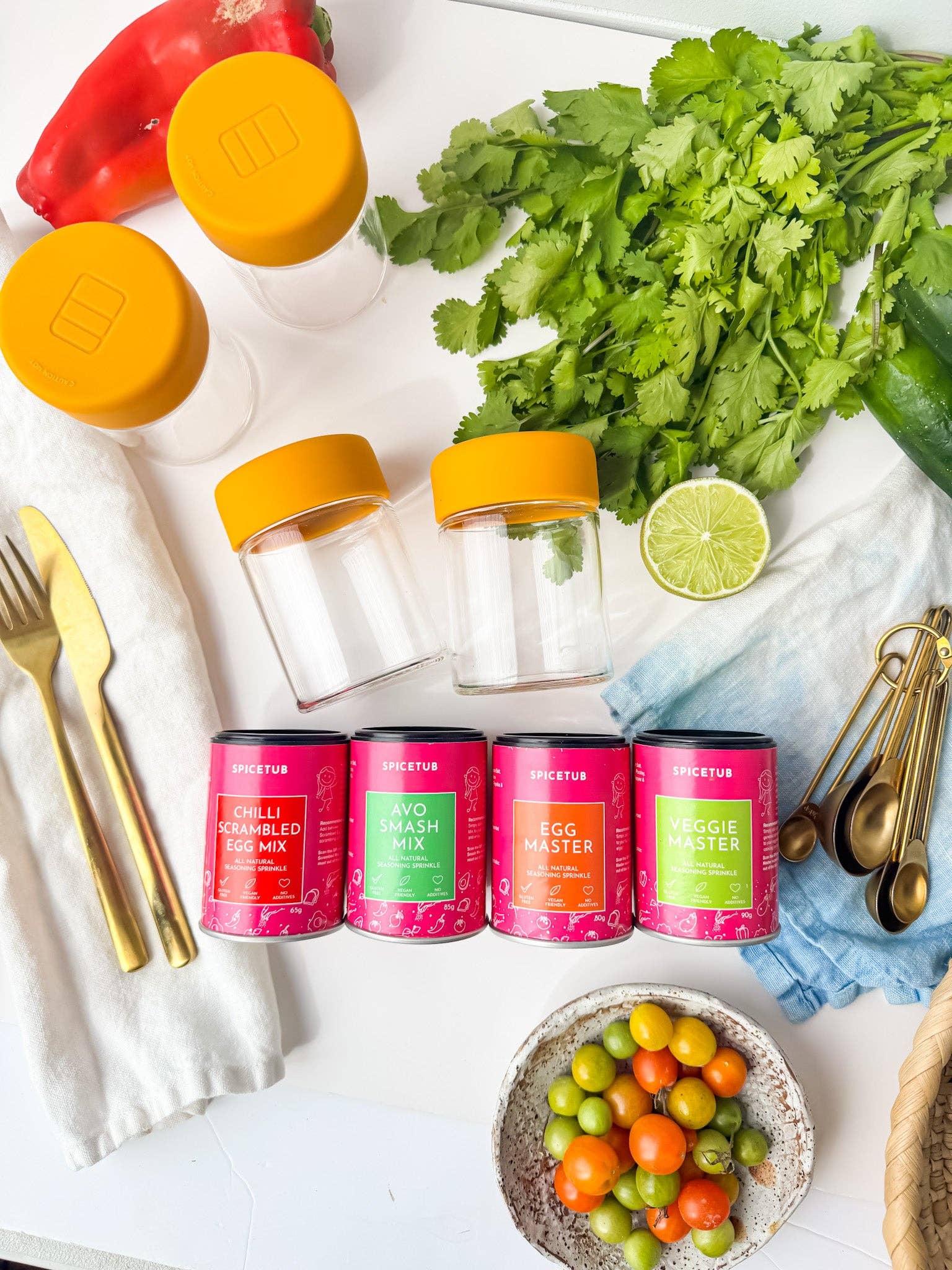 Luxey Cup - Venta al por mayor Recipientes para alimentos - CAJA GUARDIANA DE ESPECIAS - Conjunto de Regalo de Mezclas de Especias y Almacenamiento12