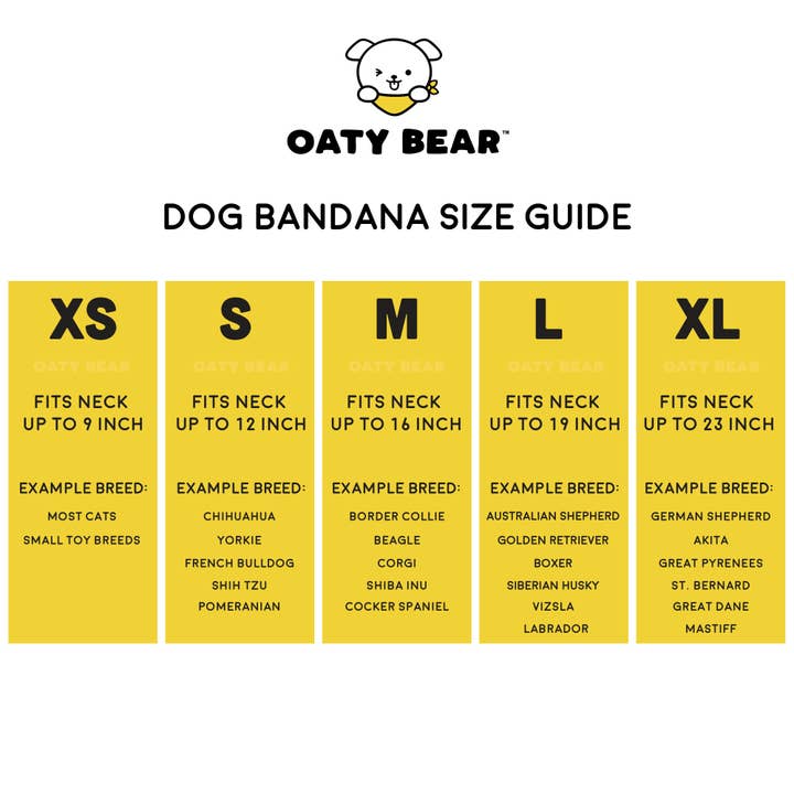 Oaty Bear: Cute Accessories for Cute Dogs – Engroshandel Bandana - Hund – Miso Hungry Hund Bandana3