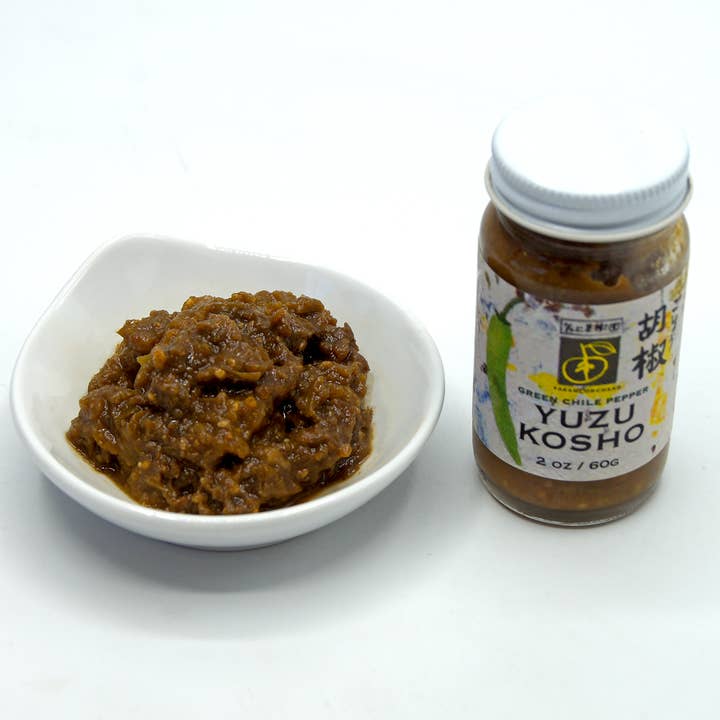 WA Imports - Wholesale Hot Sauce - Yakami Orchards Yuzu Kosho - Green, 2 oz